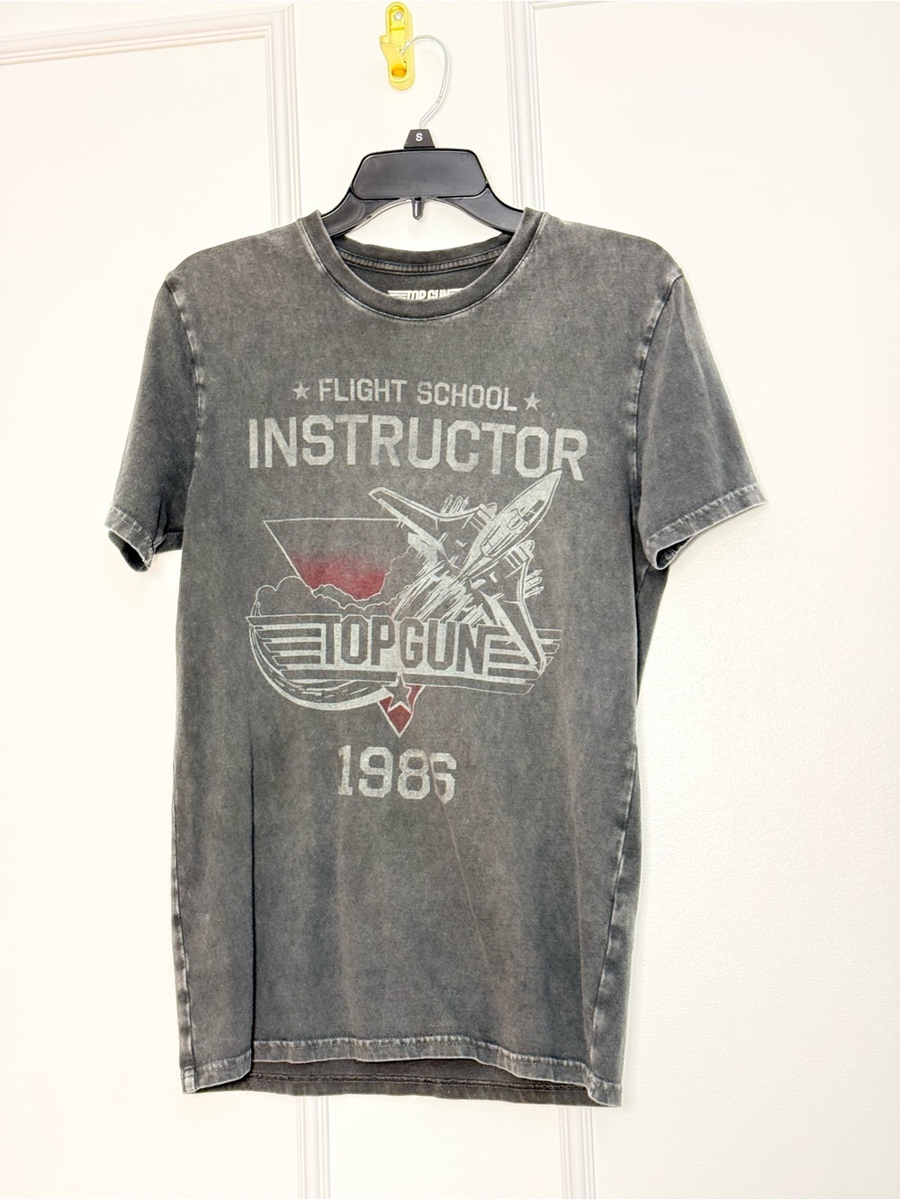 Lucky Brand Gray Vintage-Style 'Top Gun Flight School Instructor 1986' Tee Soft